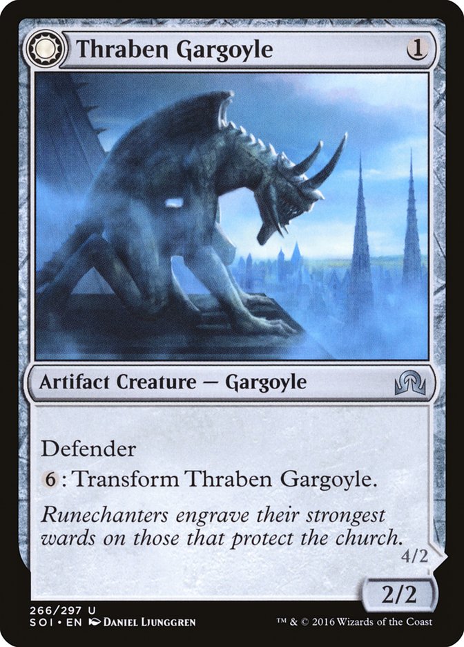 Thraben Gargoyle // Stonewing Antagonizer [Shadows over Innistrad] | Gear Gaming Fayetteville