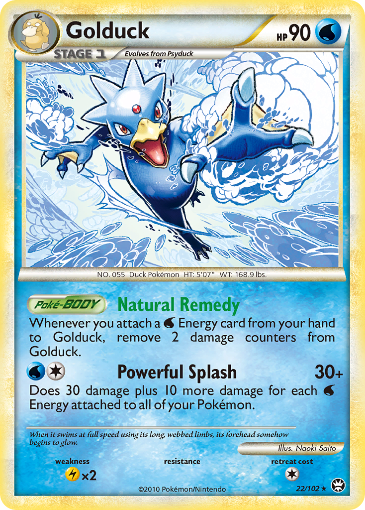 Golduck (22/102) [HeartGold & SoulSilver: Triumphant] | Gear Gaming Fayetteville