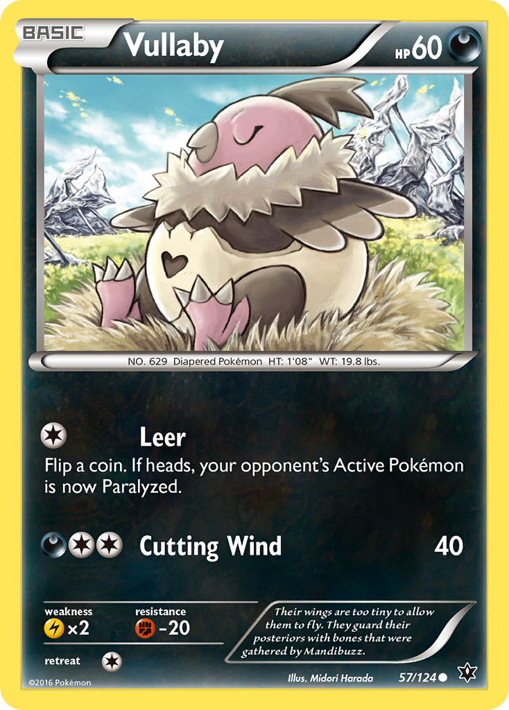 Vullaby (57/124) [XY: Fates Collide] | Gear Gaming Fayetteville