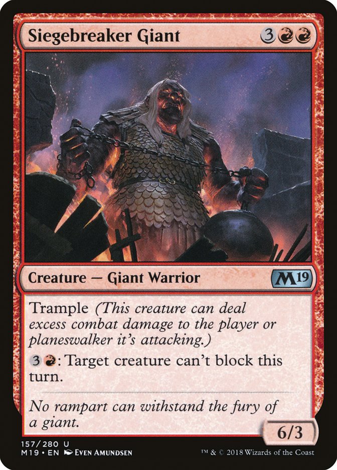 Siegebreaker Giant [Core Set 2019] | Gear Gaming Fayetteville