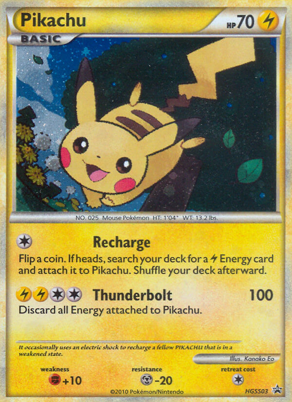 Pikachu (HGSS03) [HeartGold & SoulSilver: Black Star Promos] | Gear Gaming Fayetteville