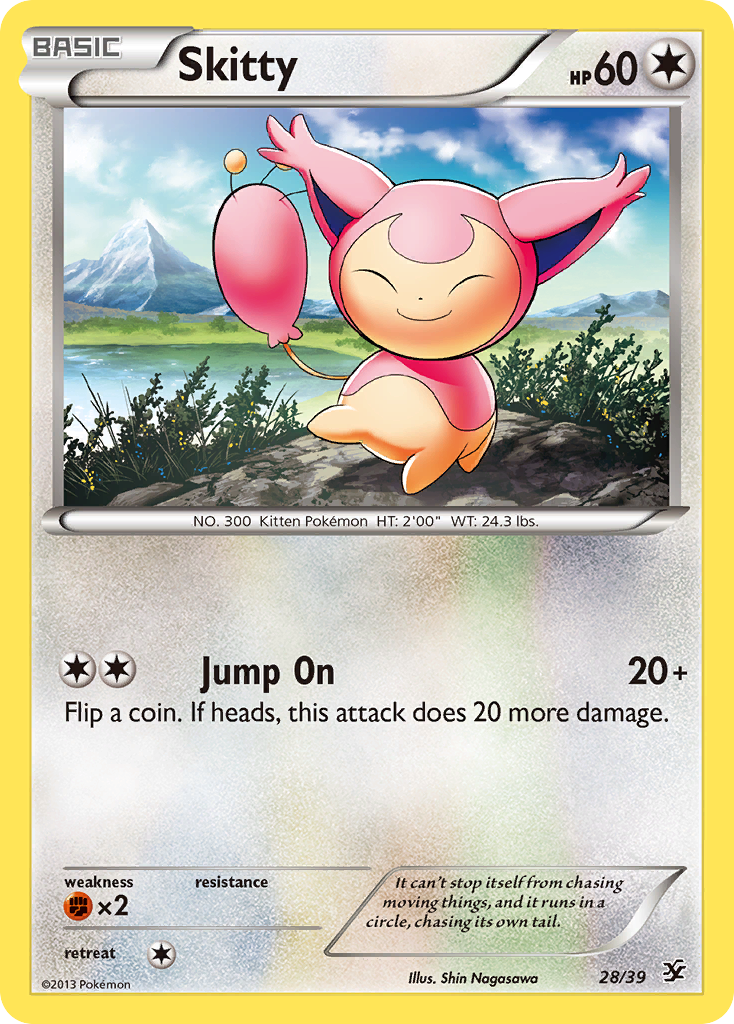 Skitty (28/39) [XY: Kalos Starter Set] | Gear Gaming Fayetteville