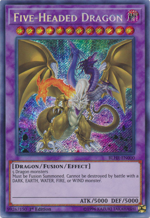 Five-Headed Dragon [BLHR-EN000] Secret Rare | Gear Gaming Fayetteville