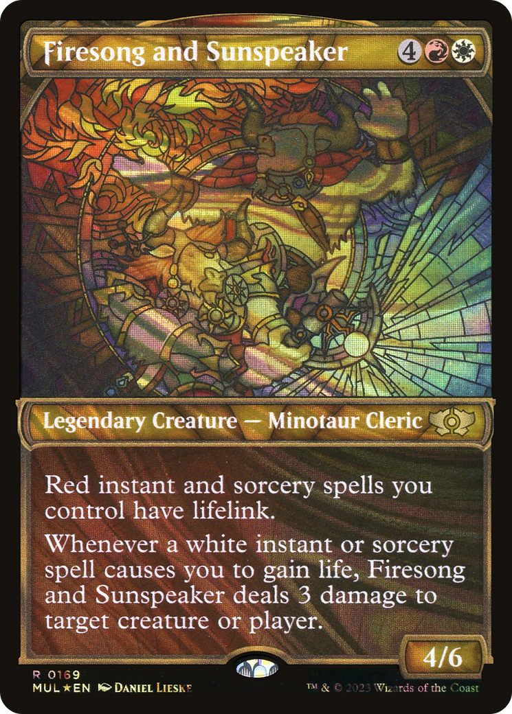 Firesong and Sunspeaker (Halo Foil) [Multiverse Legends] | Gear Gaming Fayetteville