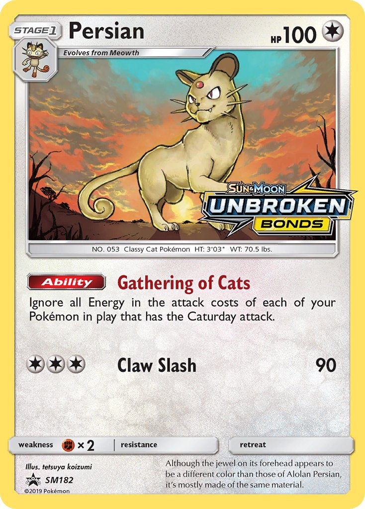 Persian (SM182) [Sun & Moon: Black Star Promos] | Gear Gaming Fayetteville