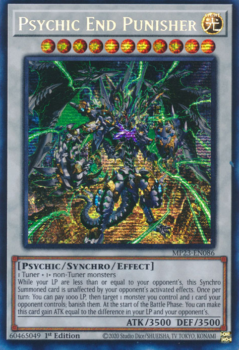 Psychic End Punisher [MP23-EN086] Prismatic Secret Rare | Gear Gaming Fayetteville