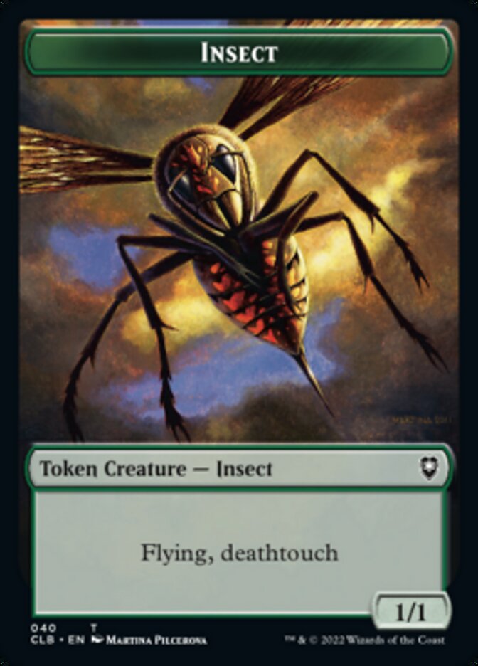 Spider // Insect Double-Sided Token [Commander Legends: Battle for Baldur's Gate Tokens] | Gear Gaming Fayetteville