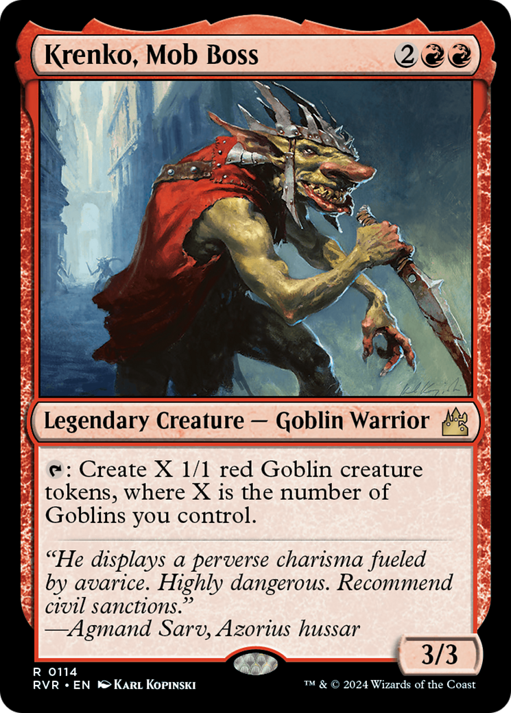 Krenko, Mob Boss [Ravnica Remastered] | Gear Gaming Fayetteville