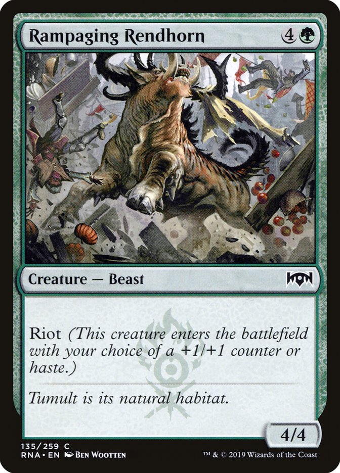 Rampaging Rendhorn [Ravnica Allegiance] | Gear Gaming Fayetteville