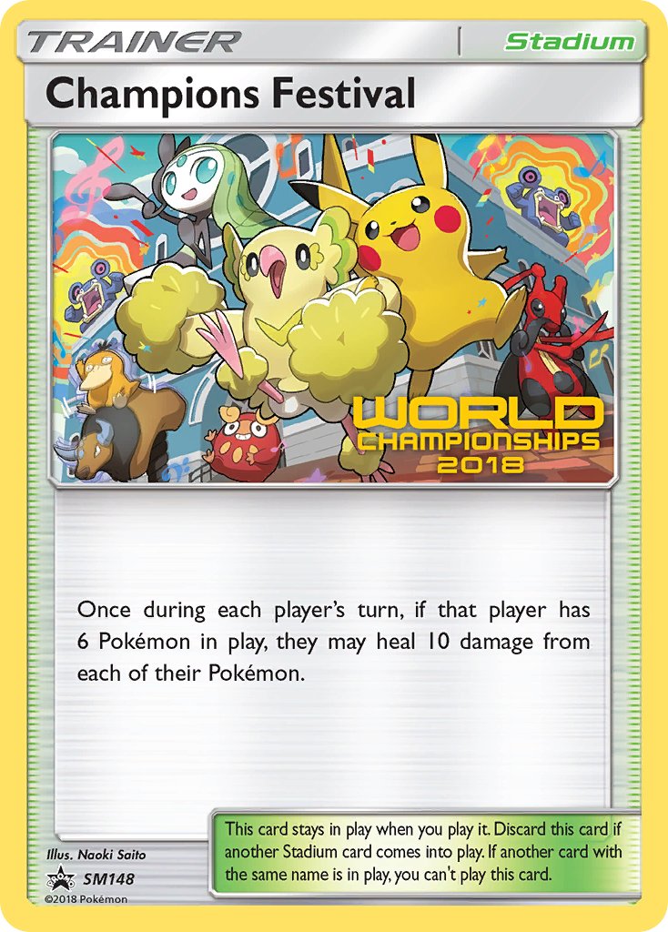 Champions Festival (SM148) (2018 Top Semi Finalist) [Sun & Moon: Black Star Promos] | Gear Gaming Fayetteville