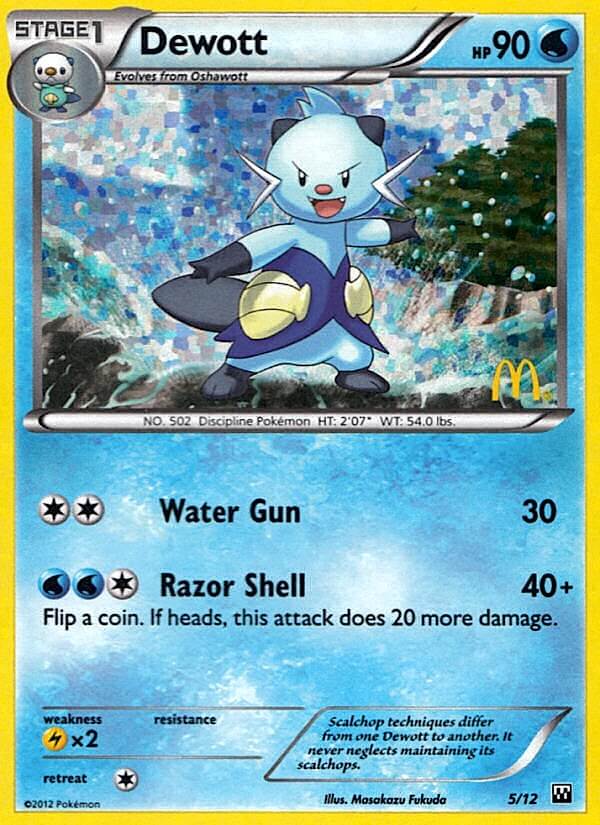 Dewott (5/12) [McDonald's Promos: 2012 Collection] | Gear Gaming Fayetteville