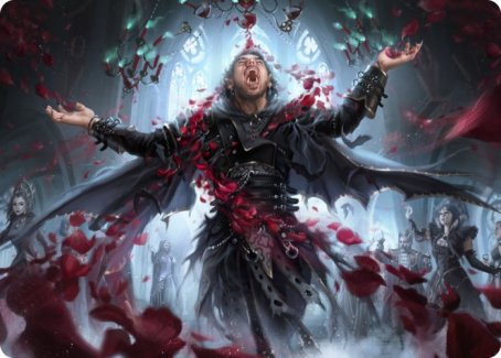 Bloodsoaked Reveler Art Card [Innistrad: Crimson Vow Art Series] | Gear Gaming Fayetteville