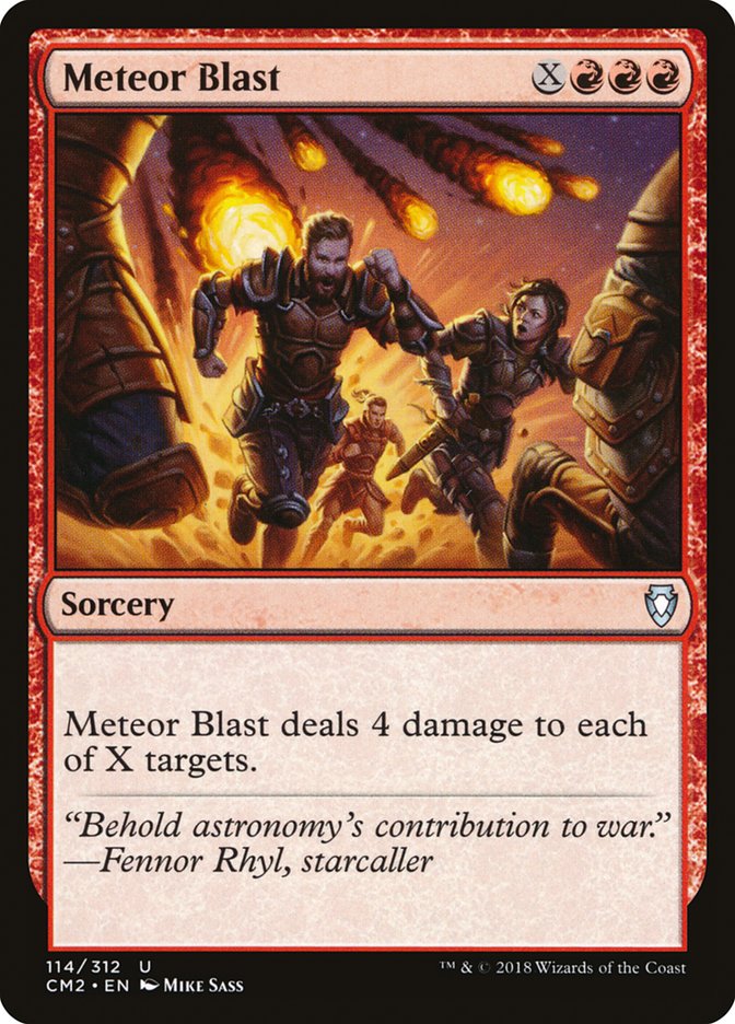 Meteor Blast [Commander Anthology Volume II] | Gear Gaming Fayetteville