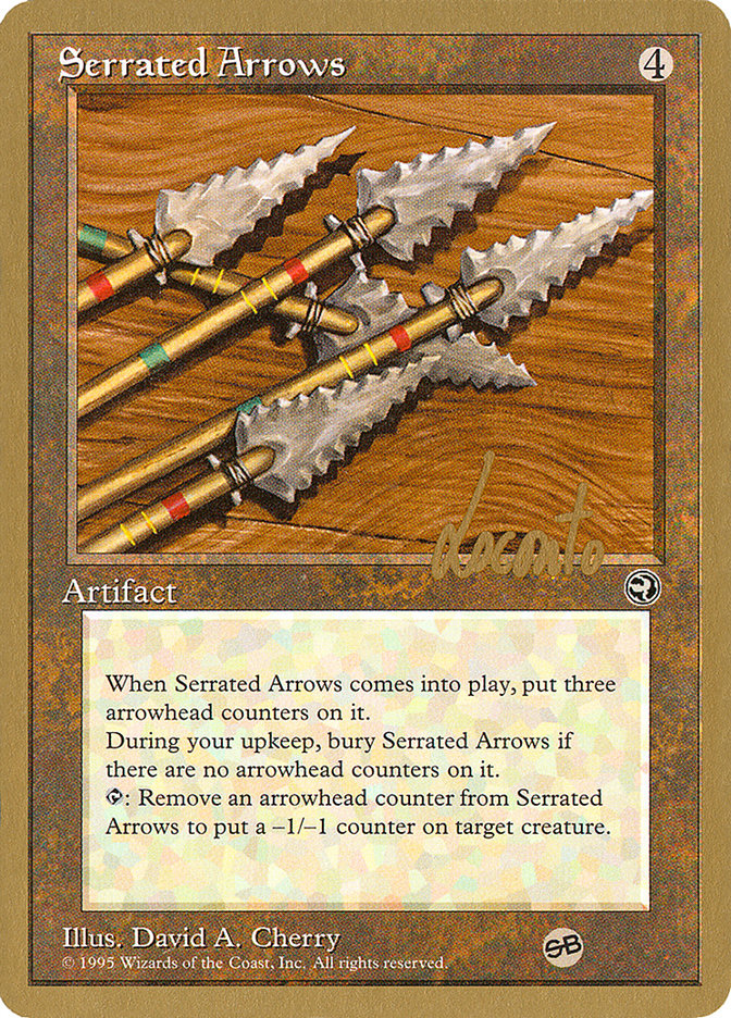 Serrated Arrows (Michael Loconto) (SB) [Pro Tour Collector Set] | Gear Gaming Fayetteville