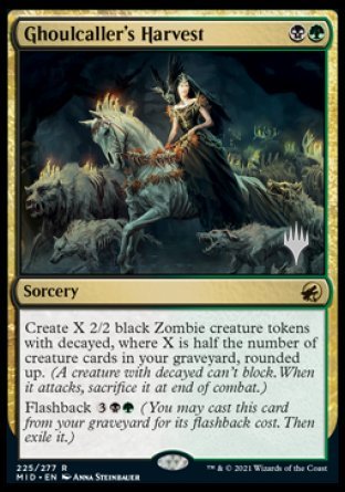 Ghoulcaller's Harvest (Promo Pack) [Innistrad: Midnight Hunt Promos] | Gear Gaming Fayetteville