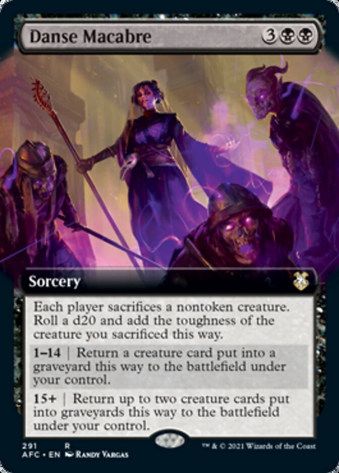 Danse Macabre (Extended Art) [Dungeons & Dragons: Adventures in the Forgotten Realms Commander] | Gear Gaming Fayetteville