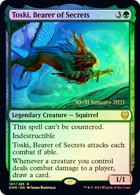 Toski, Bearer of Secrets [Kaldheim Prerelease Promos] | Gear Gaming Fayetteville