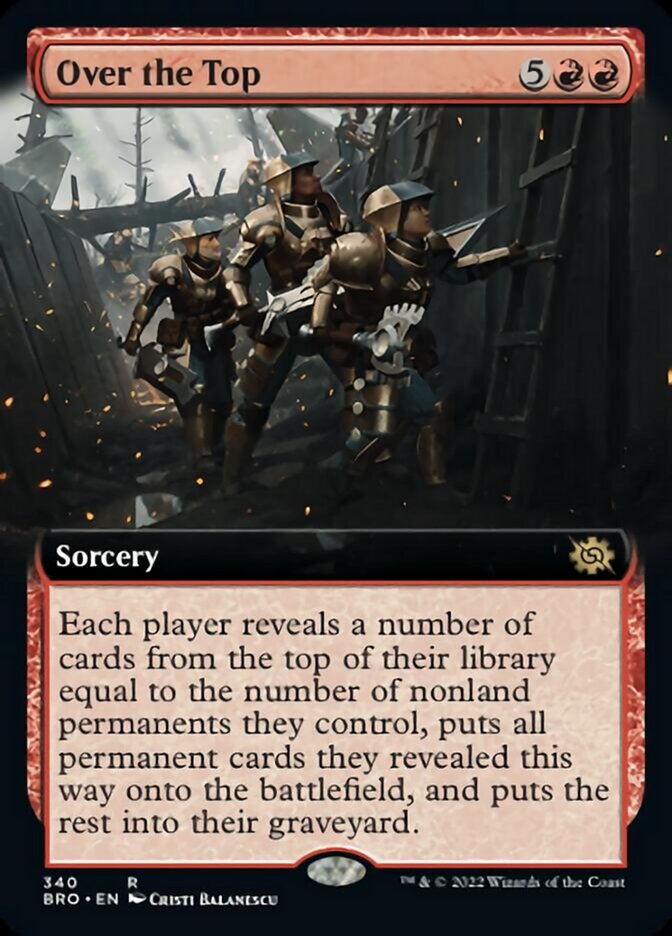 Over the Top (Extended Art) [The Brothers' War] | Gear Gaming Fayetteville