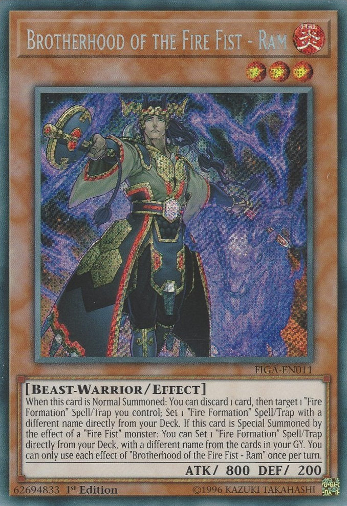 Brotherhood of the Fire Fist - Ram [FIGA-EN011] Secret Rare | Gear Gaming Fayetteville