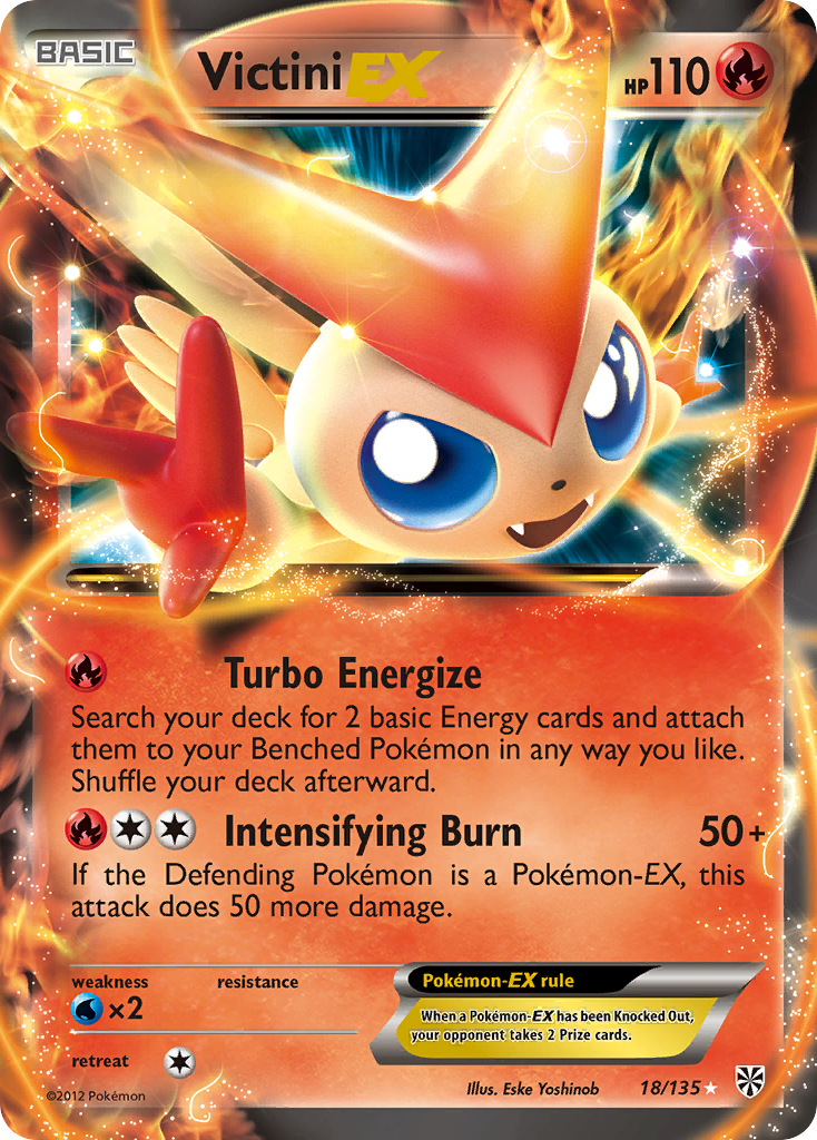 Victini EX (18/135) [Black & White: Plasma Storm] | Gear Gaming Fayetteville