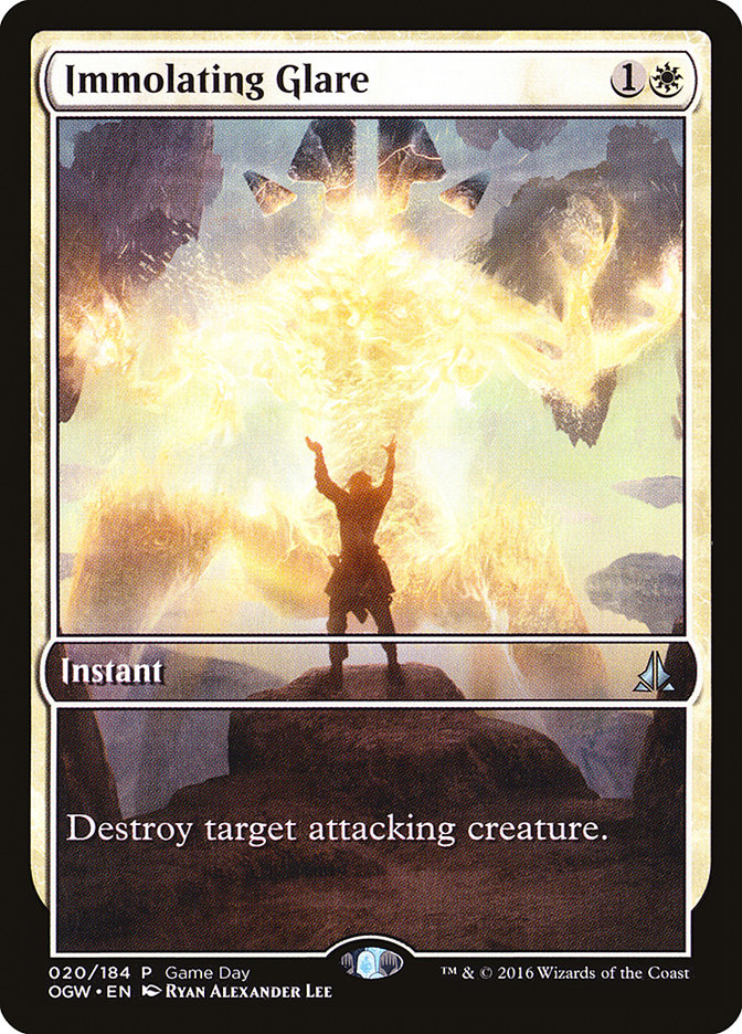 Immolating Glare (Game Day) (Extended Art) [Oath of the Gatewatch Promos] | Gear Gaming Fayetteville