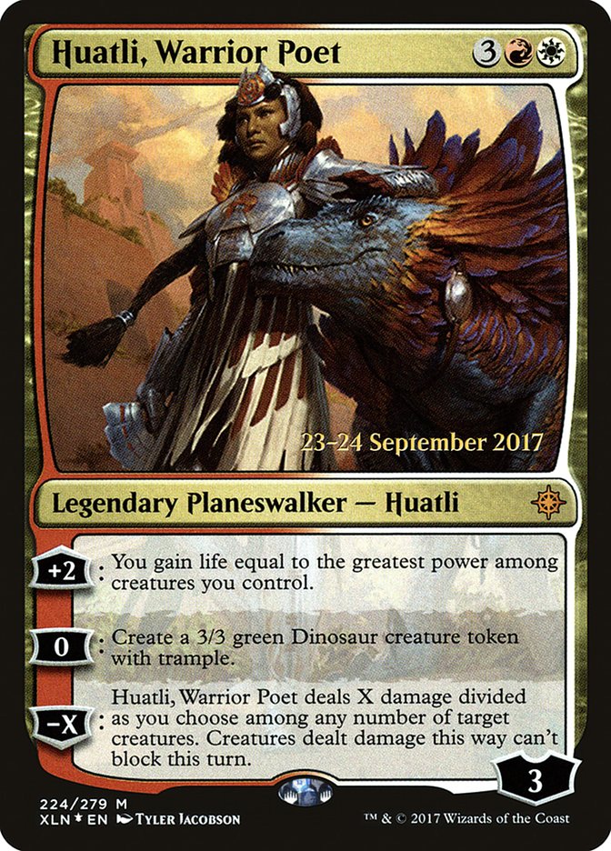 Huatli, Warrior Poet [Ixalan Prerelease Promos] | Gear Gaming Fayetteville