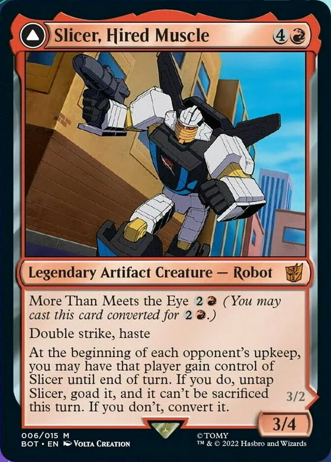 Slicer, Hired Muscle // Slicer, High-Speed Antagonist [Transformers] | Gear Gaming Fayetteville