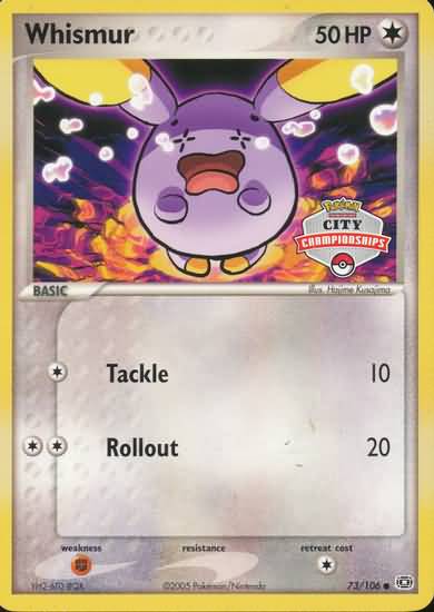 Whismur (73/106) (City Championship) [EX: Emerald] | Gear Gaming Fayetteville