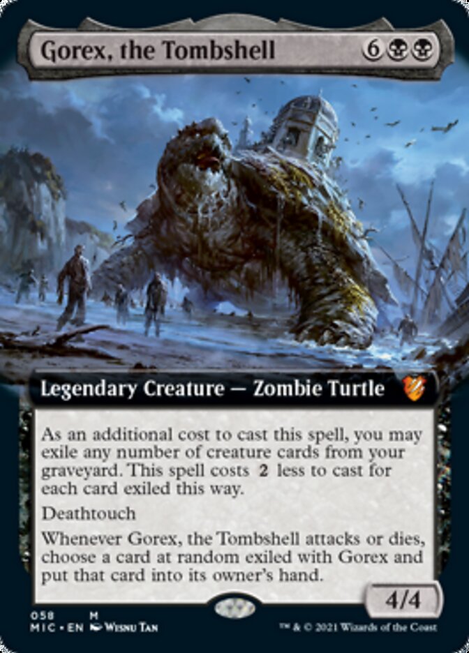 Gorex, the Tombshell (Extended Art) [Innistrad: Midnight Hunt Commander] | Gear Gaming Fayetteville