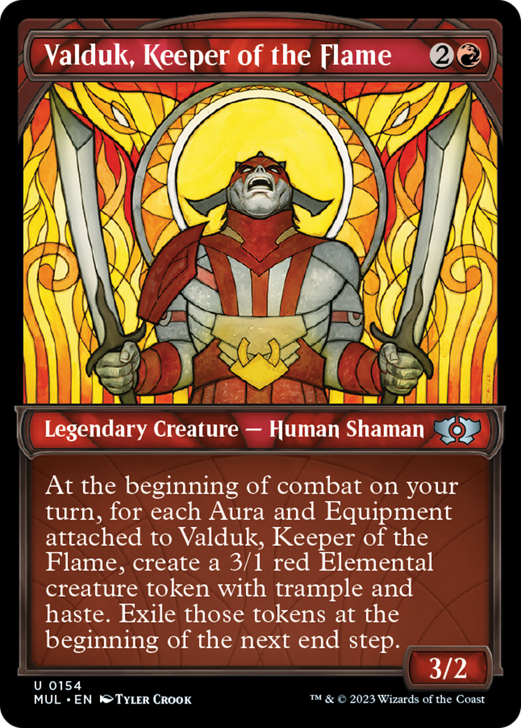 Valduk, Keeper of the Flame (Halo Foil) [Multiverse Legends] | Gear Gaming Fayetteville