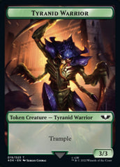 Tyranid (017) // Tyranid Warrior Double-Sided Token (Surge Foil) [Warhammer 40,000 Tokens] | Gear Gaming Fayetteville