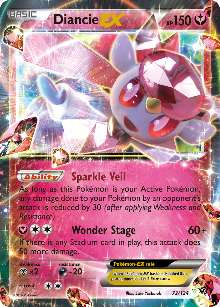 Diancie EX (72/124) [XY: Fates Collide] | Gear Gaming Fayetteville