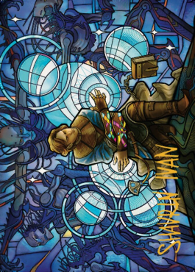 Raff, Weatherlight Stalwart Art Card (Gold-Stamped Signature) [Dominaria United Art Series] | Gear Gaming Fayetteville