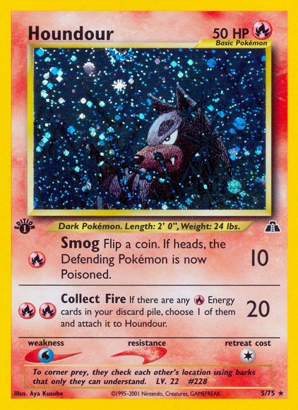 Houndour (5/75) [Neo Discovery 1st Edition] | Gear Gaming Fayetteville