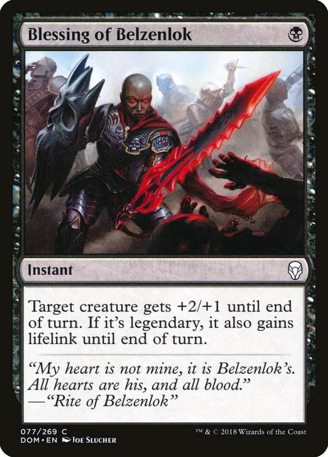 Blessing of Belzenlok [Dominaria] | Gear Gaming Fayetteville