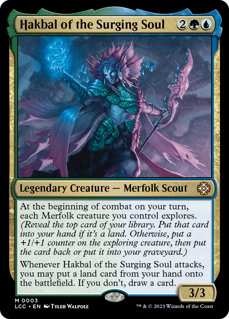 Hakbal of the Surging Soul [The Lost Caverns of Ixalan Commander] | Gear Gaming Fayetteville