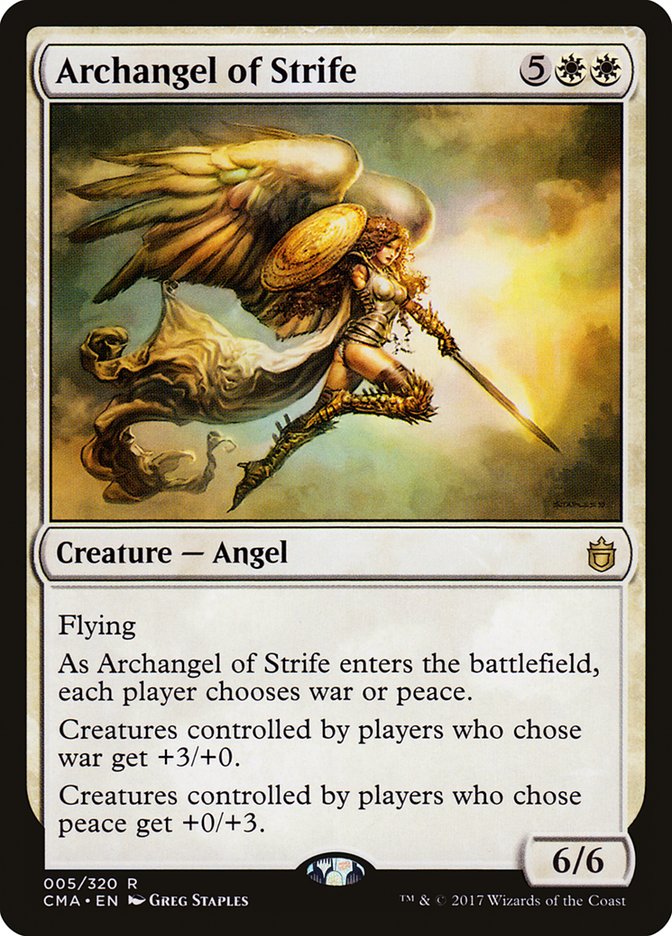 Archangel of Strife [Commander Anthology] | Gear Gaming Fayetteville