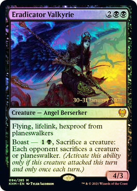 Eradicator Valkyrie [Kaldheim Prerelease Promos] | Gear Gaming Fayetteville