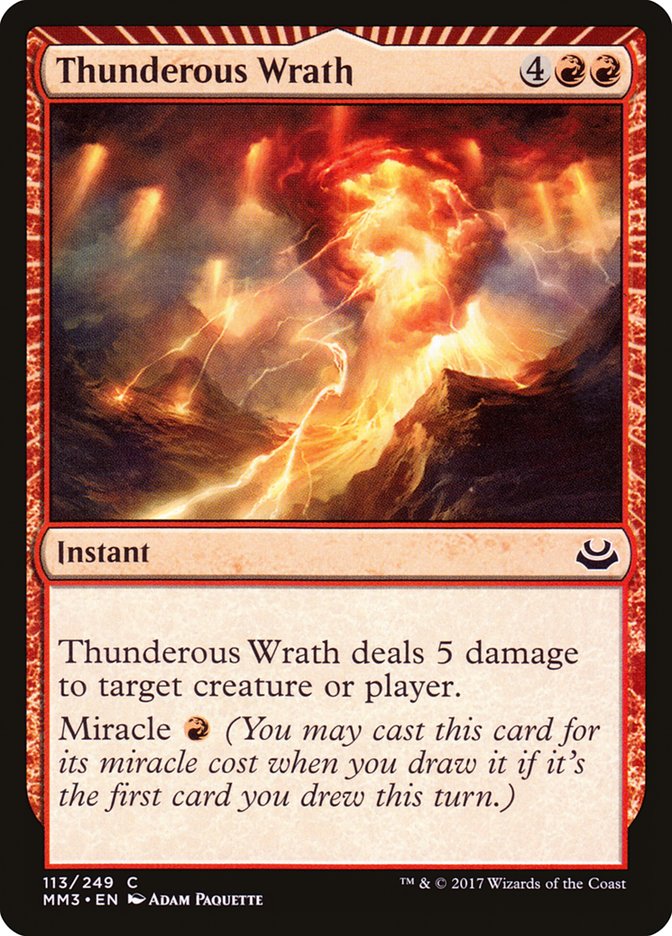 Thunderous Wrath [Modern Masters 2017] | Gear Gaming Fayetteville