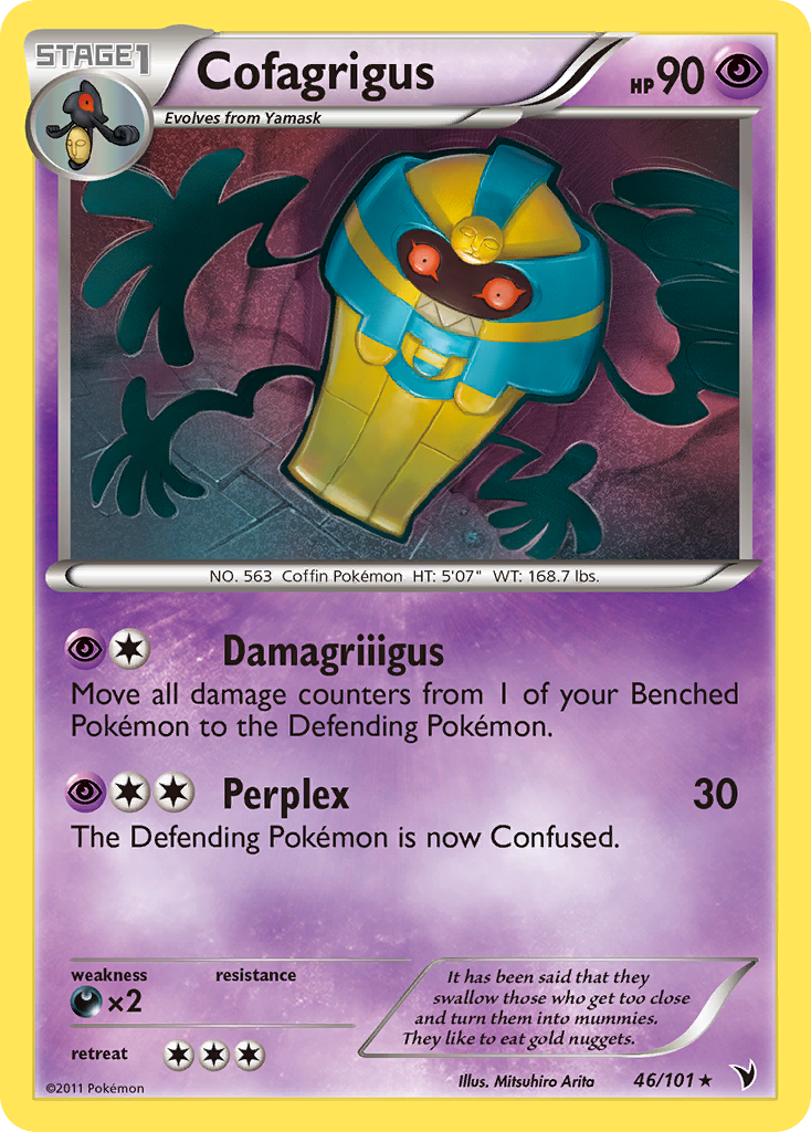 Cofagrigus (46/101) [Black & White: Noble Victories] | Gear Gaming Fayetteville