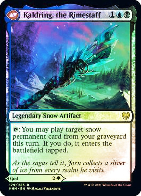 Jorn, God of Winter // Kaldring, the Rimestaff [Kaldheim Prerelease Promos] | Gear Gaming Fayetteville