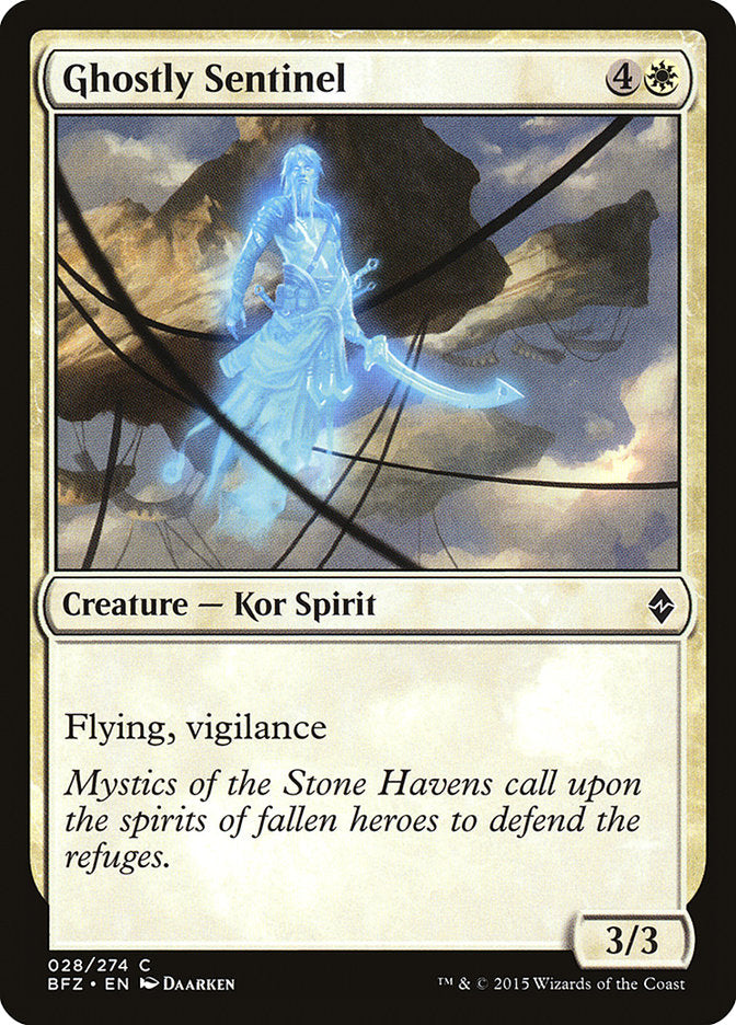 Ghostly Sentinel [Battle for Zendikar] | Gear Gaming Fayetteville