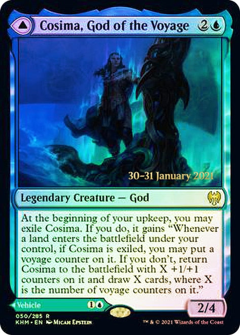 Cosima, God of the Voyage // The Omenkeel [Kaldheim Prerelease Promos] | Gear Gaming Fayetteville