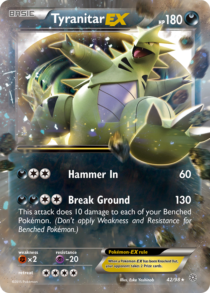 Tyranitar EX (42/98) [XY: Ancient Origins] | Gear Gaming Fayetteville