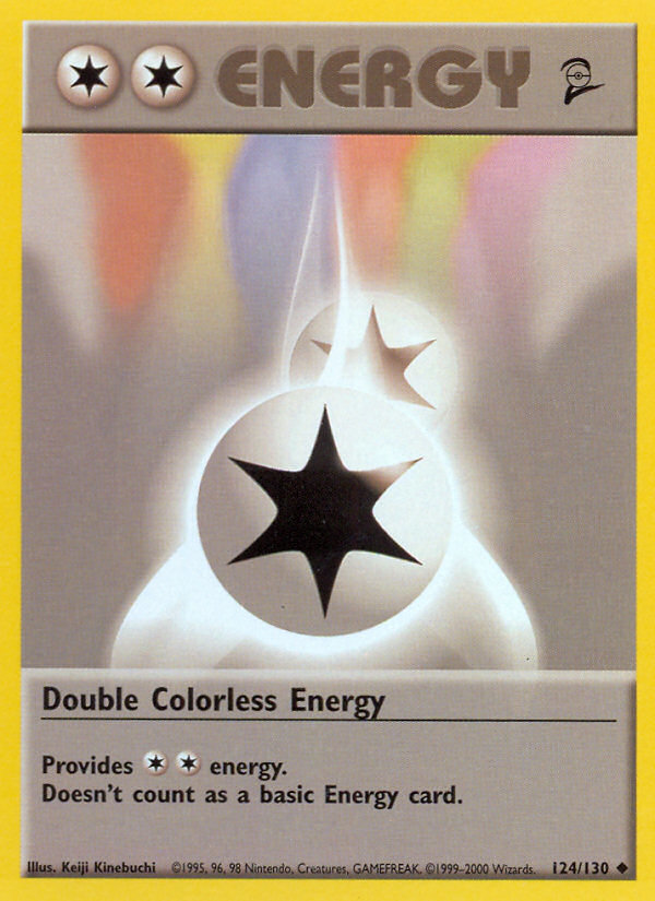 Double Colorless Energy (124/130) [Base Set 2] | Gear Gaming Fayetteville