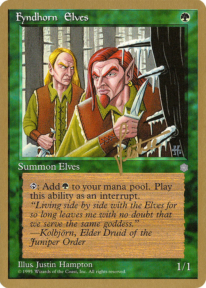 Fyndhorn Elves (Bertrand Lestree) [Pro Tour Collector Set] | Gear Gaming Fayetteville