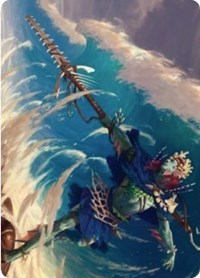 Tazeem Roilmage Art Card [Zendikar Rising Art Series] | Gear Gaming Fayetteville