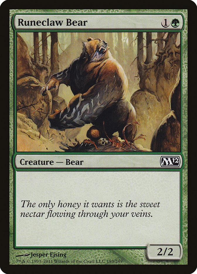 Runeclaw Bear [Magic 2012] | Gear Gaming Fayetteville