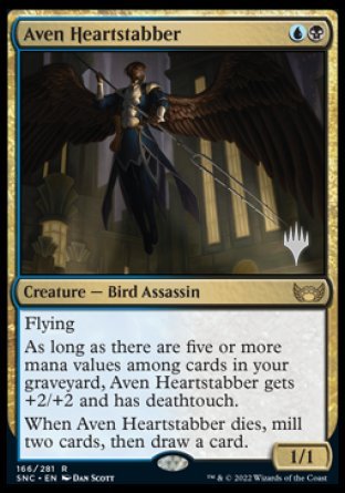 Aven Heartstabber (Promo Pack) [Streets of New Capenna Promos] | Gear Gaming Fayetteville