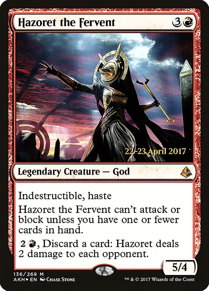 Hazoret the Fervent [Amonkhet Prerelease Promos] | Gear Gaming Fayetteville